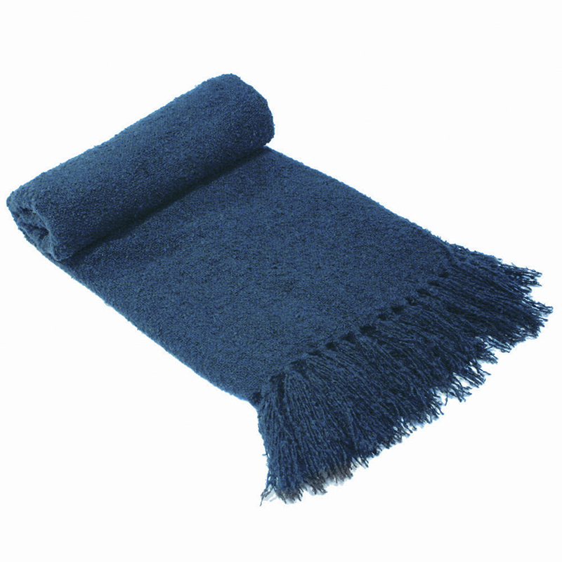 Bambury Boucle Throw Rug (Denim) image