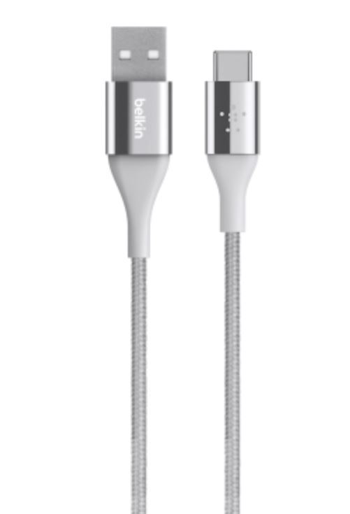 MIXIT↑ DuraTek USB-C to USB-A Cable - Silver image