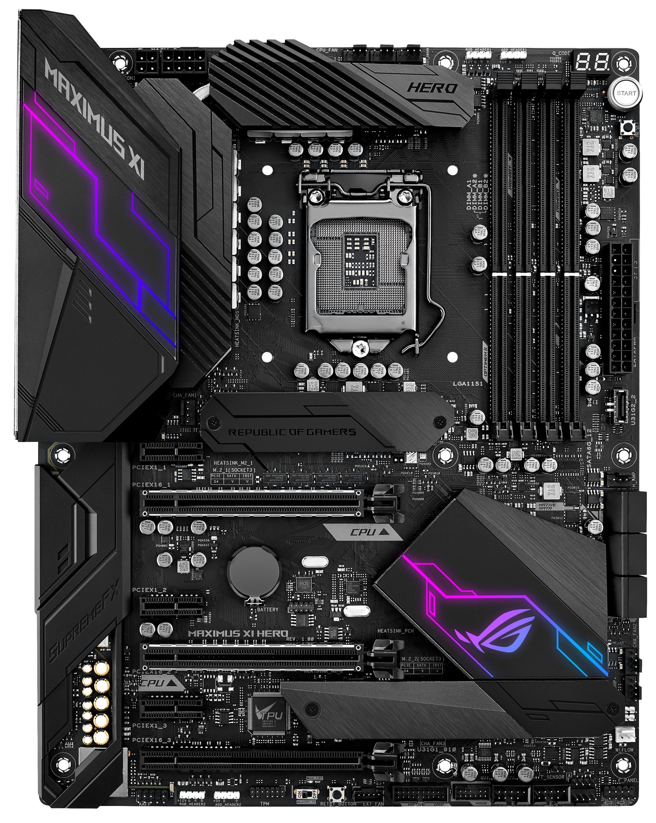 Asus ROG Maximus XI Hero Motherboard image