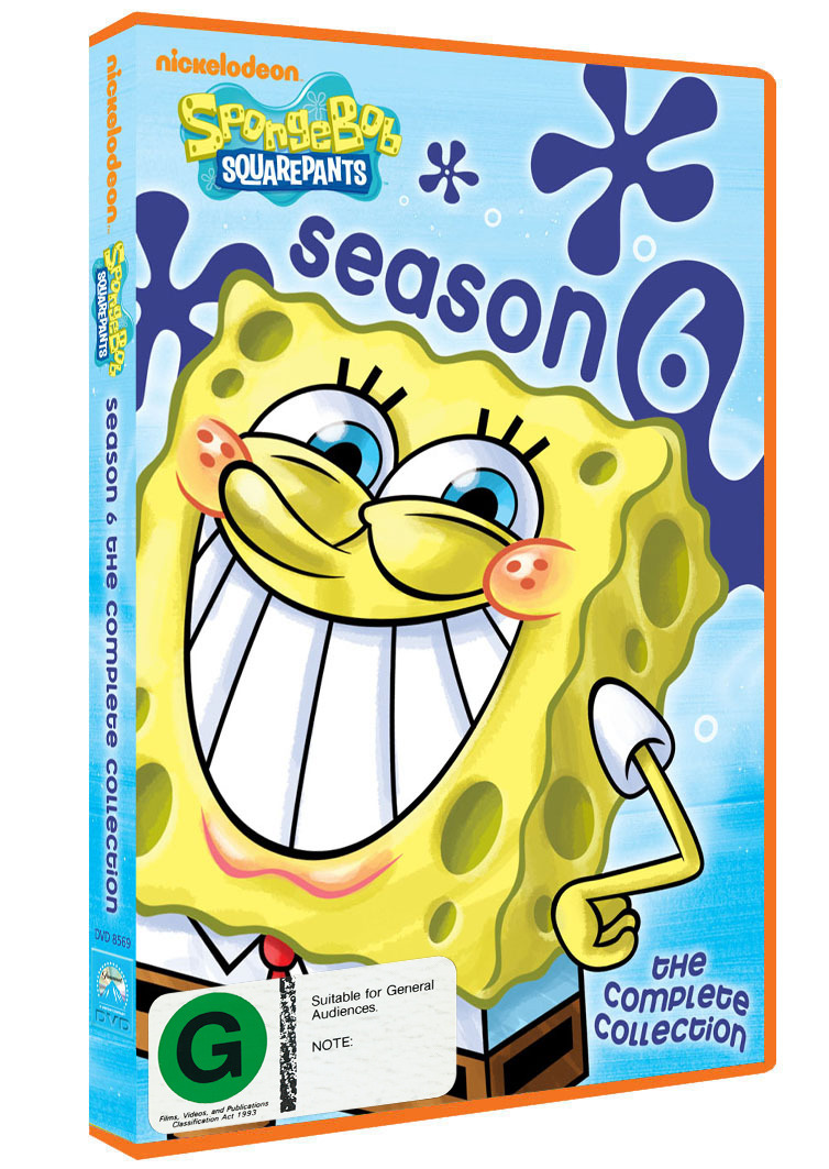 SpongeBob Squarepants: Complete Season 6 (4 Disc Set) on DVD image