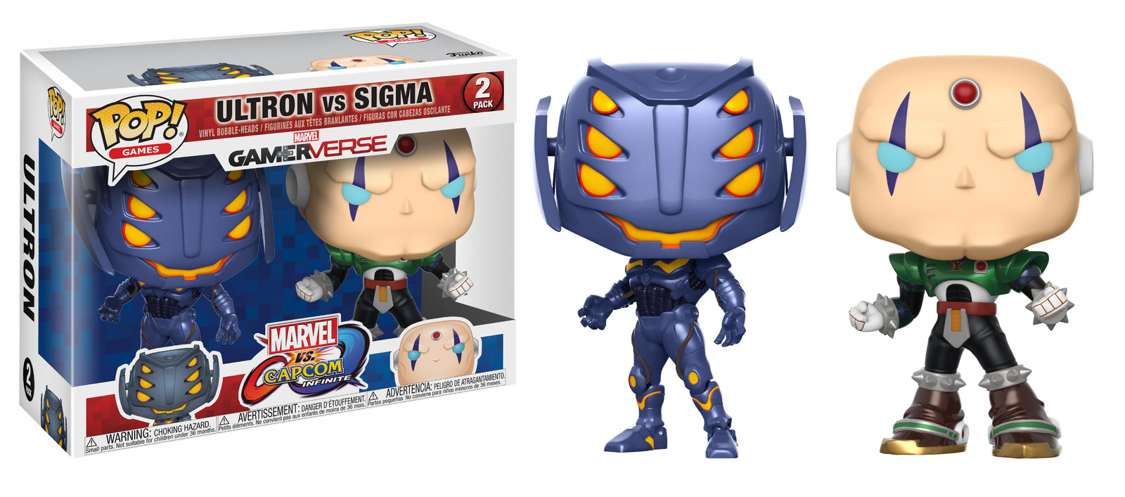 MVC: Infinite - Ultron vs Sigma Pop! Vinyl 2-Pack image