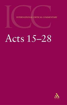 Acts 15-25 by C.K. Barrett image