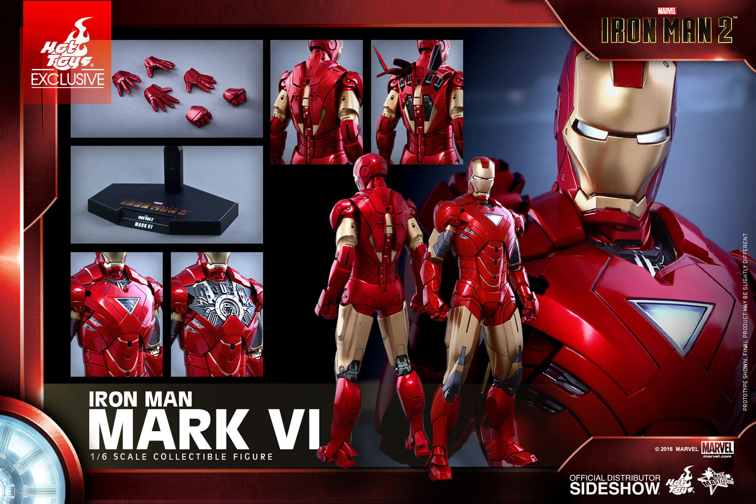 Iron Man 2 - Mark VI 1:6 Scale Collectible Figure