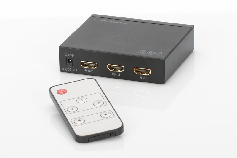 Digitus 4K HDMI 3 Way Switch image