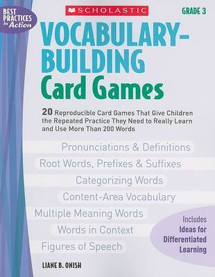 Vocabulary-Building Card Games: Grade 3 by Liane B Onish image