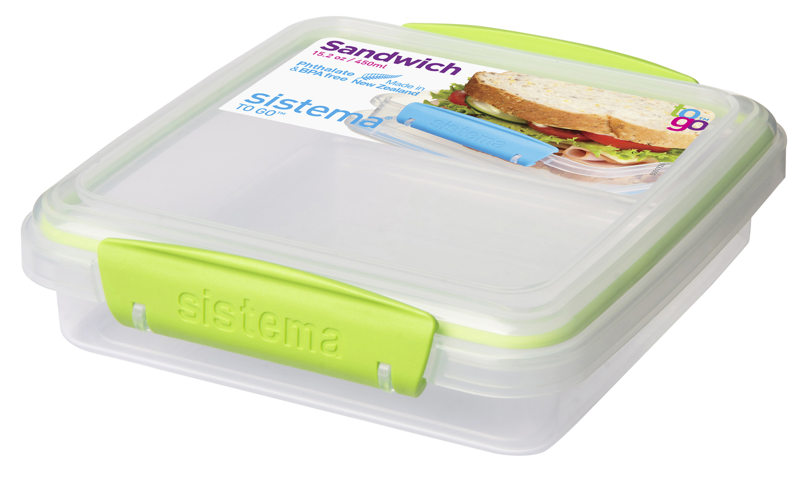 Sistema To Go Sandwich Box (450ml)