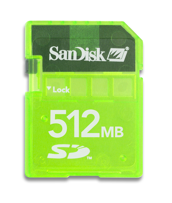 SanDisk SD Gaming 512MB Memory for Nintendo Wii image