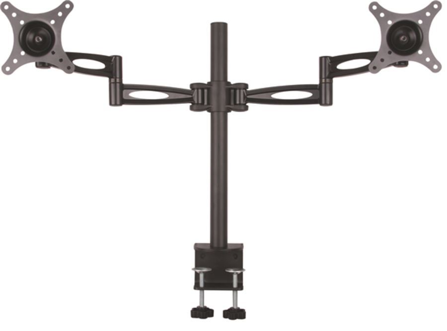 Digitus 15-27" Dual Arm Monitor Stand with Clamp Base