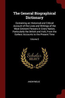 The General Biographical Dictionary by * Anonymous image