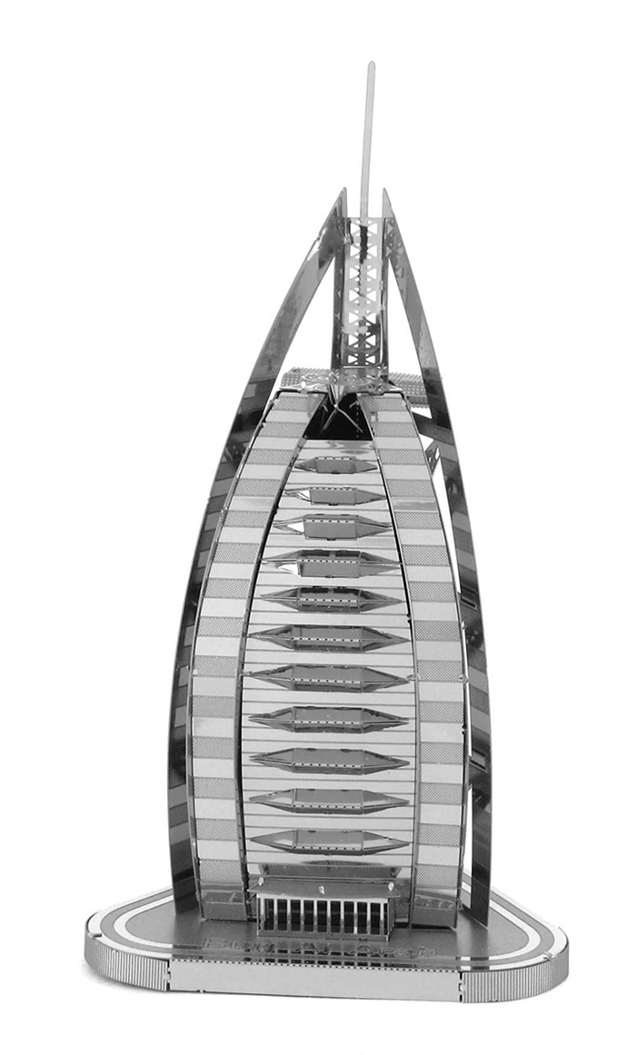 Metal Earth ICONX: Burj Al Arab - Model Kit image