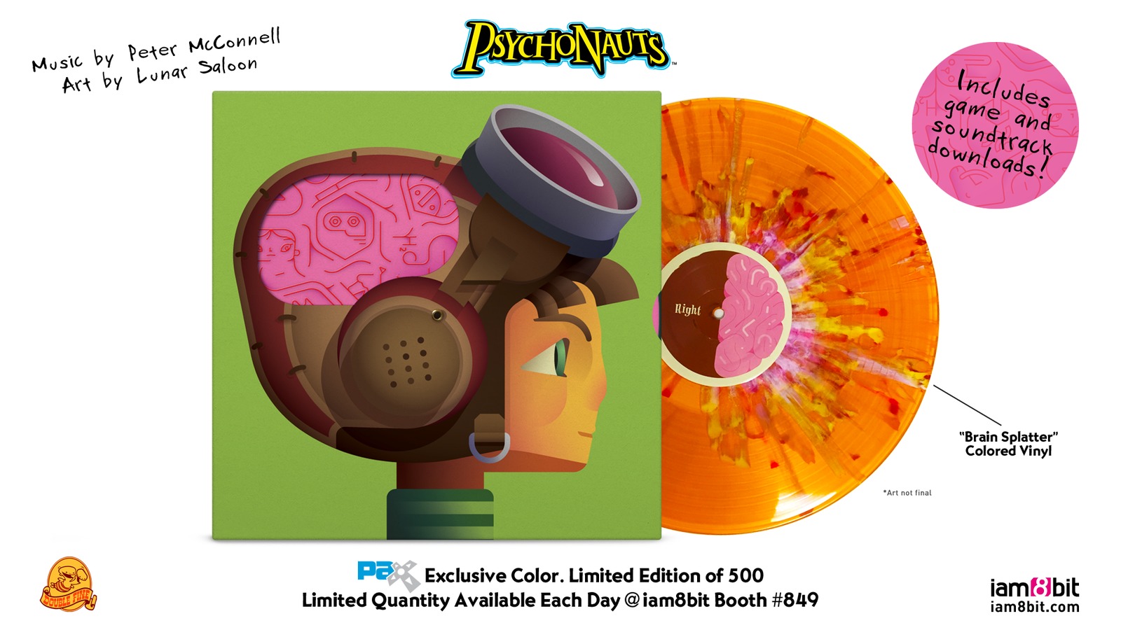 Psychonauts Soundtrack (LP + PC Game) on Vinyl by Peter McConnell