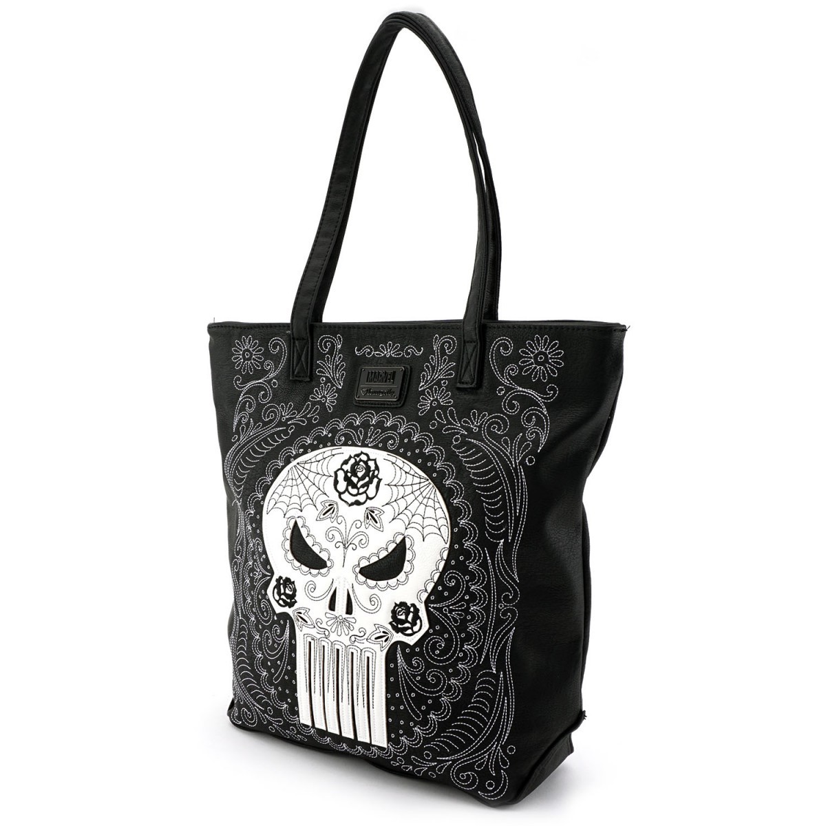 Loungefly Marvel Punisher Sugar Skull Tote image