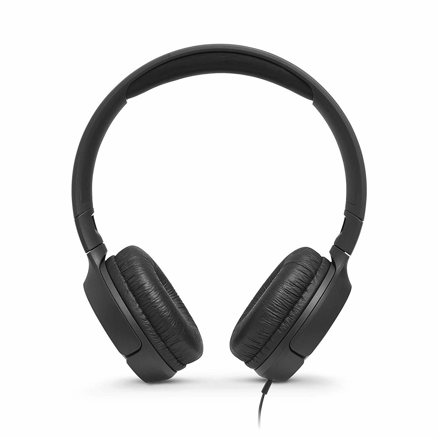 JBL T500 Wired Headphones Black at Mighty Ape NZ