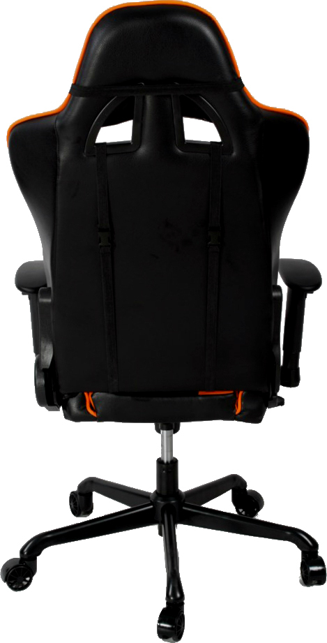 Gorilla Gaming Commander Chair - Orange & Black for image