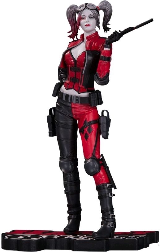 Injustice 2 - Harley Quinn Red White Black Statue image