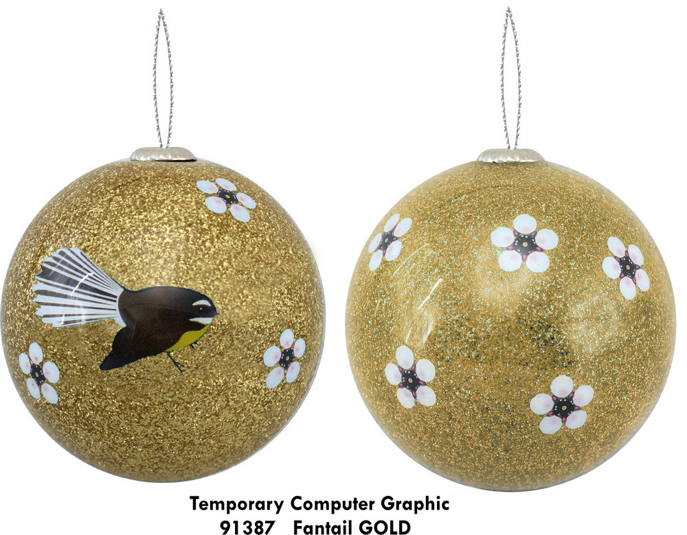 Antics: Christmas Decoration - Fantail Gold image