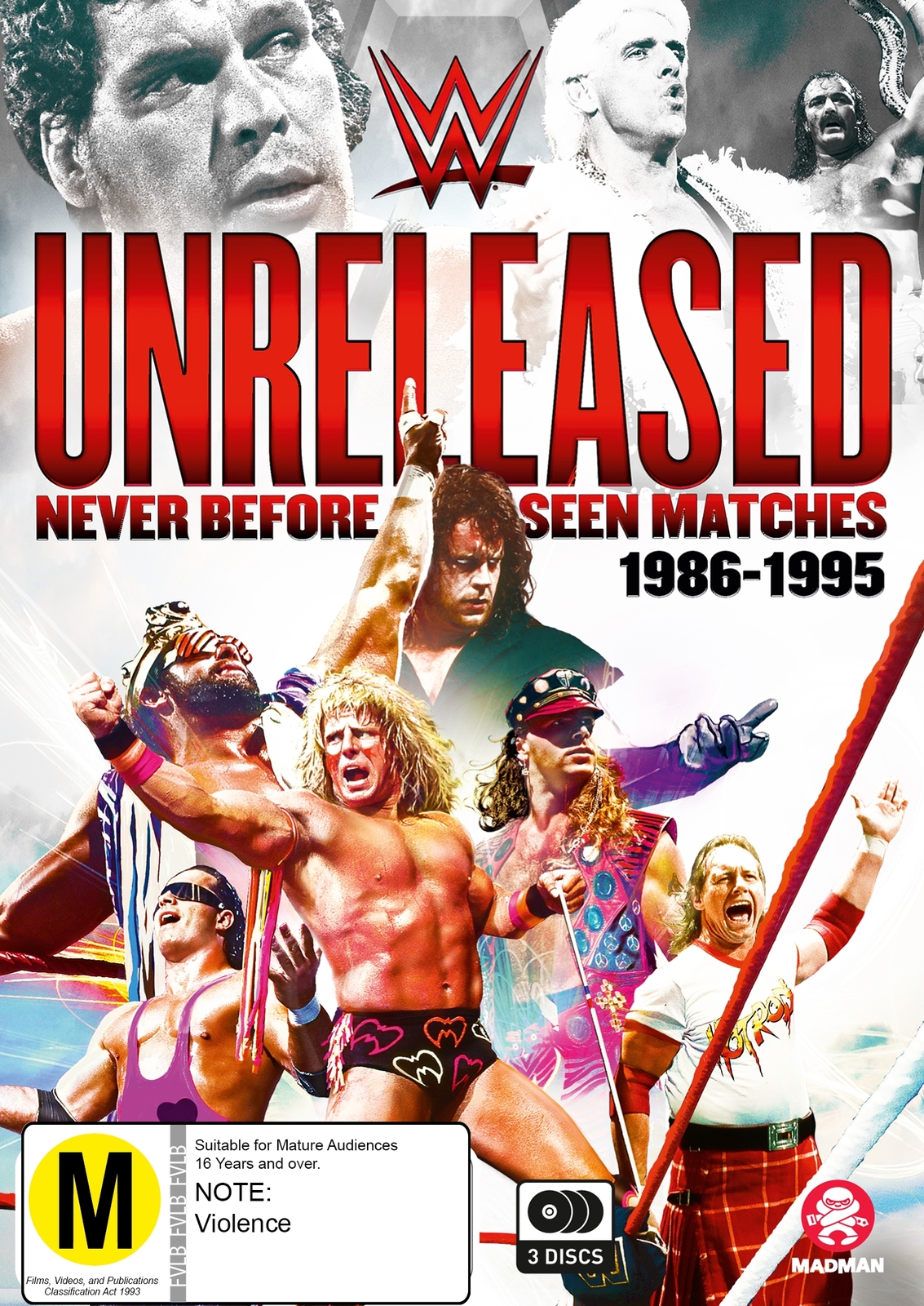 WWE: Unreleased - 1986-1995 on DVD image