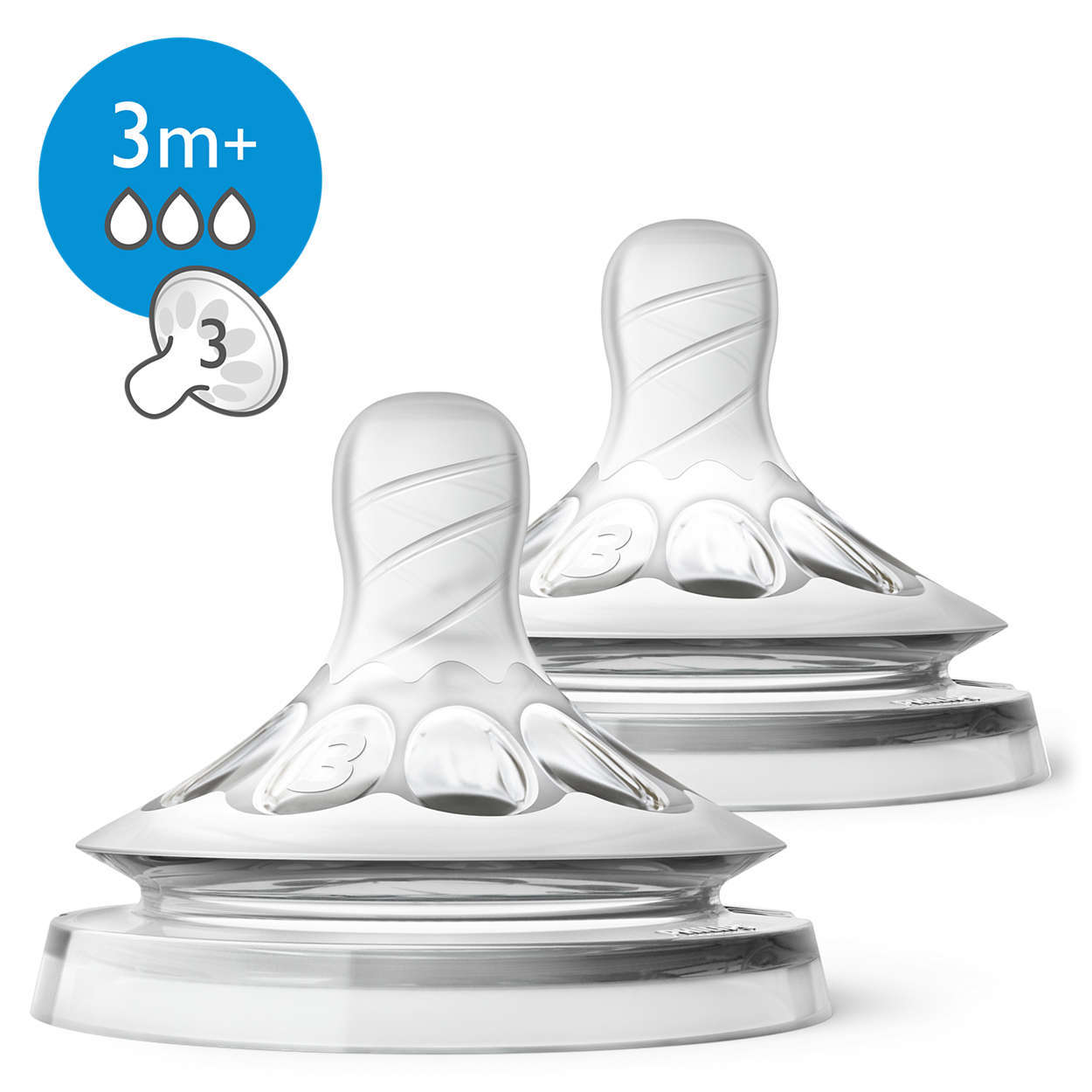 Philips Avent Natural Teat Medium Flow (2 Pack) image