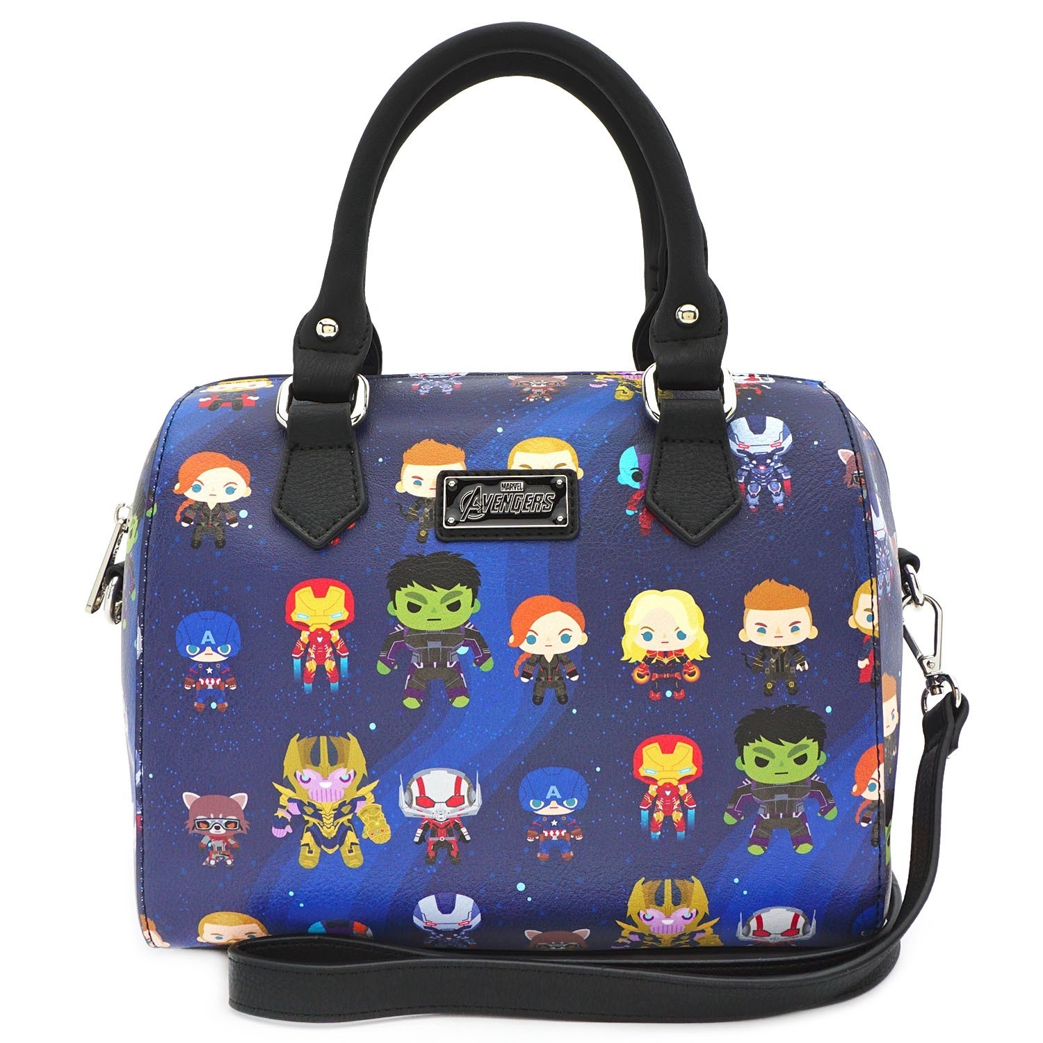Loungefly Avengers Endgame - Chibi Print Mini Duffle Bag image