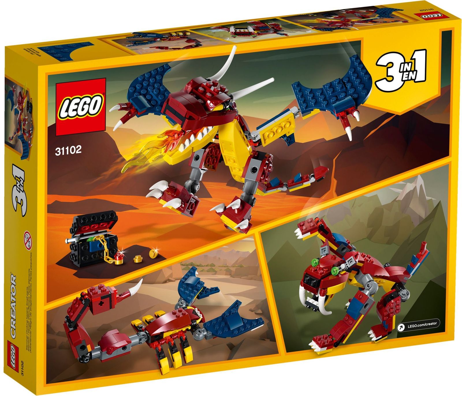 LEGO Creator: Fire Dragon (31102) image