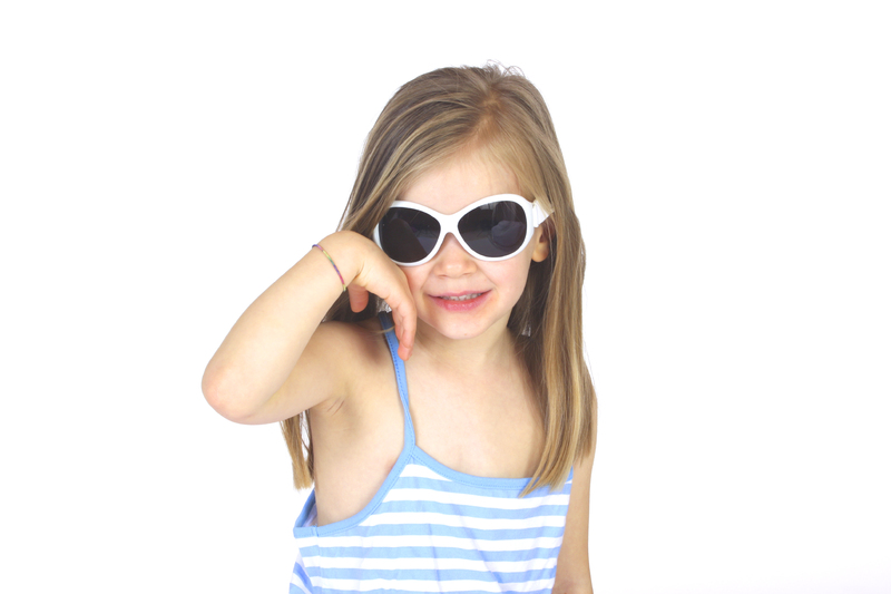Baby Banz Retro Sunglasses (Cool White) image