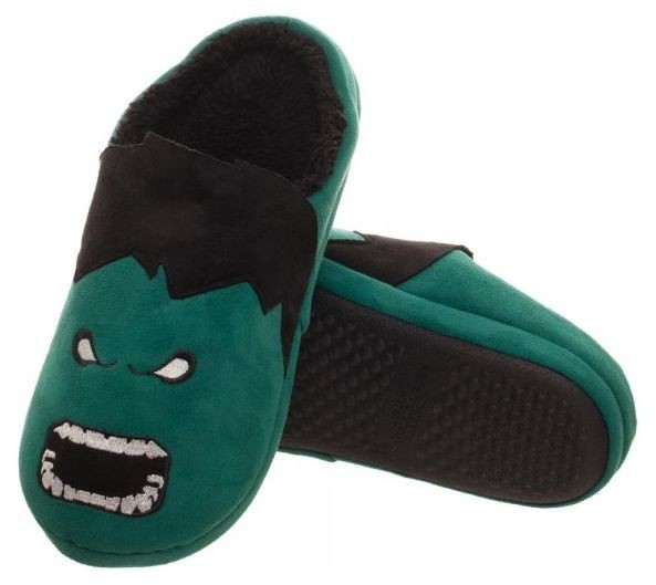 Incredible Hulk 3D Scuff Slipper Men's at Mighty Ape NZ