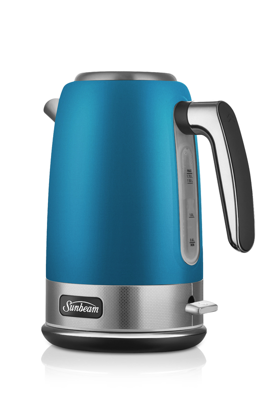 Sunbeam New York Collection Jug Kettle Cerulean Blue Skyline at