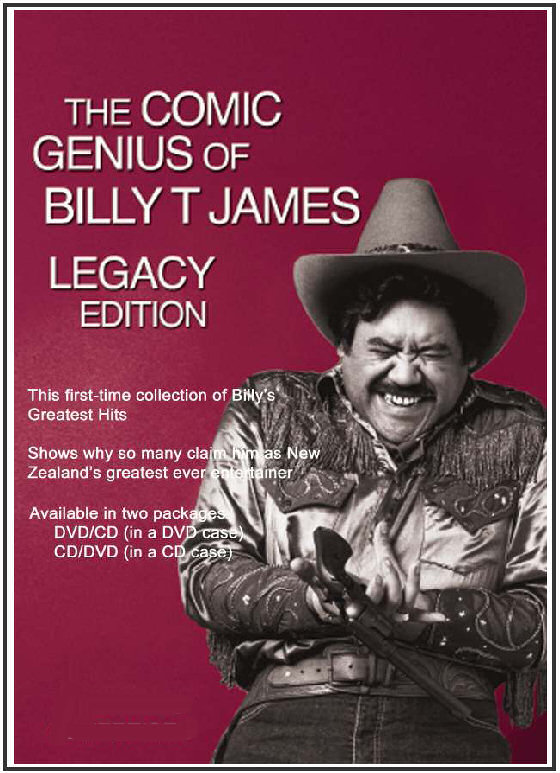 The Comic Genius of Billy T. James Legacy Edition (DVD/CD) on DVD image