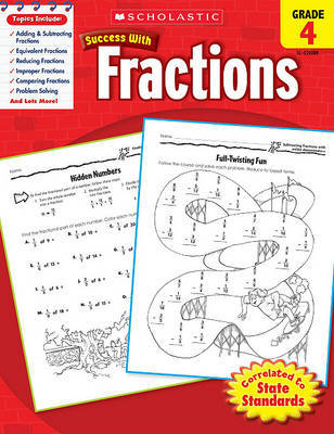 Scholastic Success with Fractions, Grade 4 by William Earl image