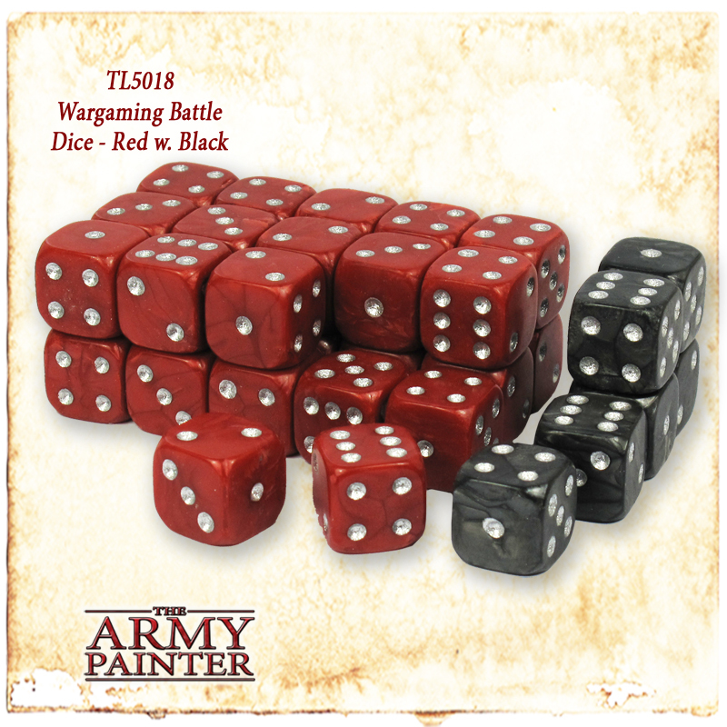 Army Painter Wargamer Dice: Red