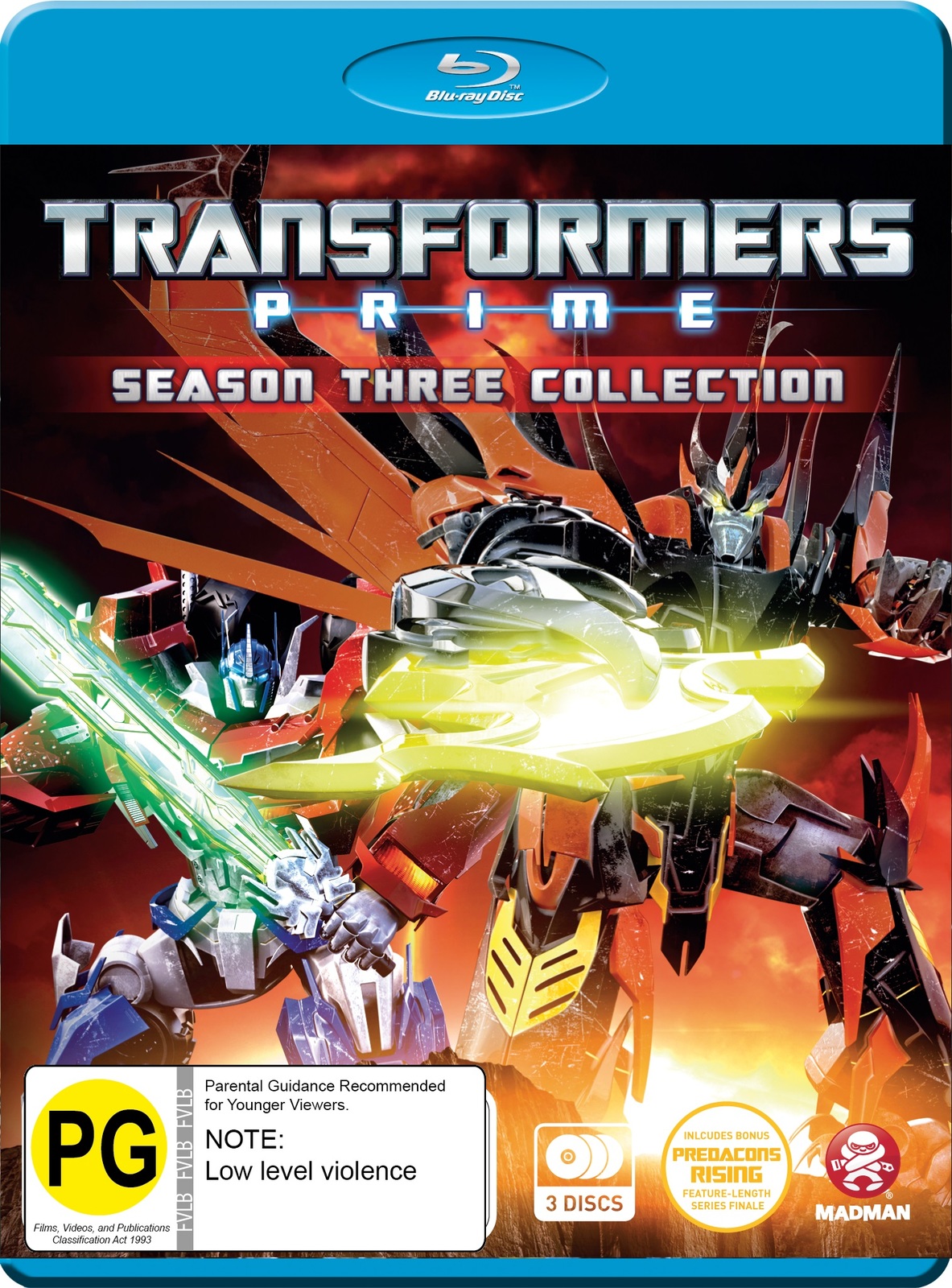 Transformers Prime Season 3 Bluray Buy Now at Mighty Ape NZ