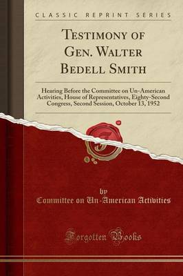 Testimony of Gen. Walter Bedell Smith image