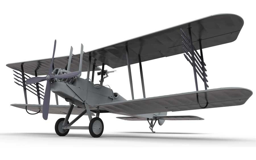 Airfix 1:72 RAF BE2c (Night Fighter) - Model Kit image