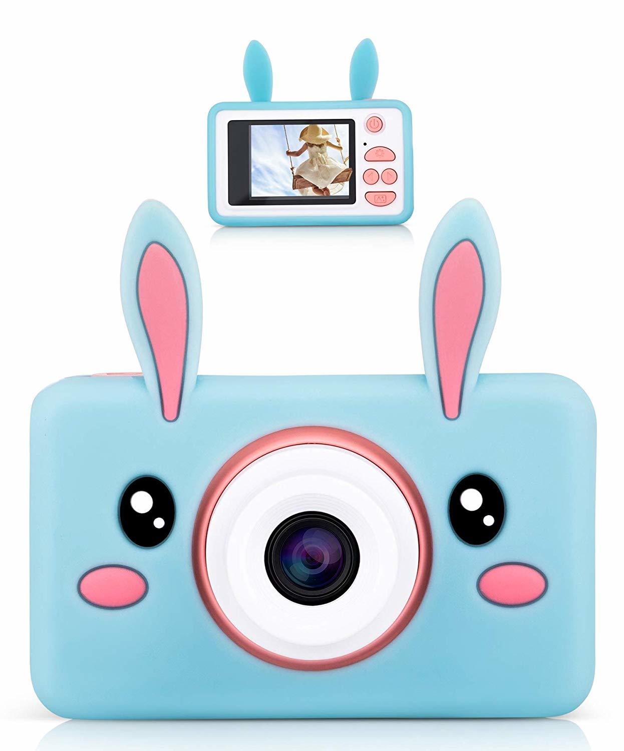 Kids Digital Camera 1080P - Blue Rabbit image