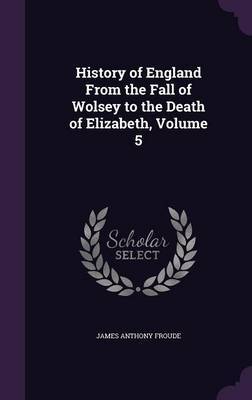 History of England from the Fall of Wolsey to the Death of Elizabeth, Volume 5 by James Anthony Froude image