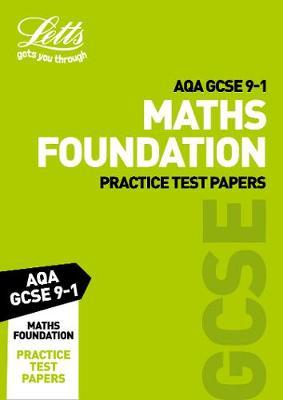 Grade 9-1 GCSE Maths Foundation AQA Practice Test Papers by Collins image
