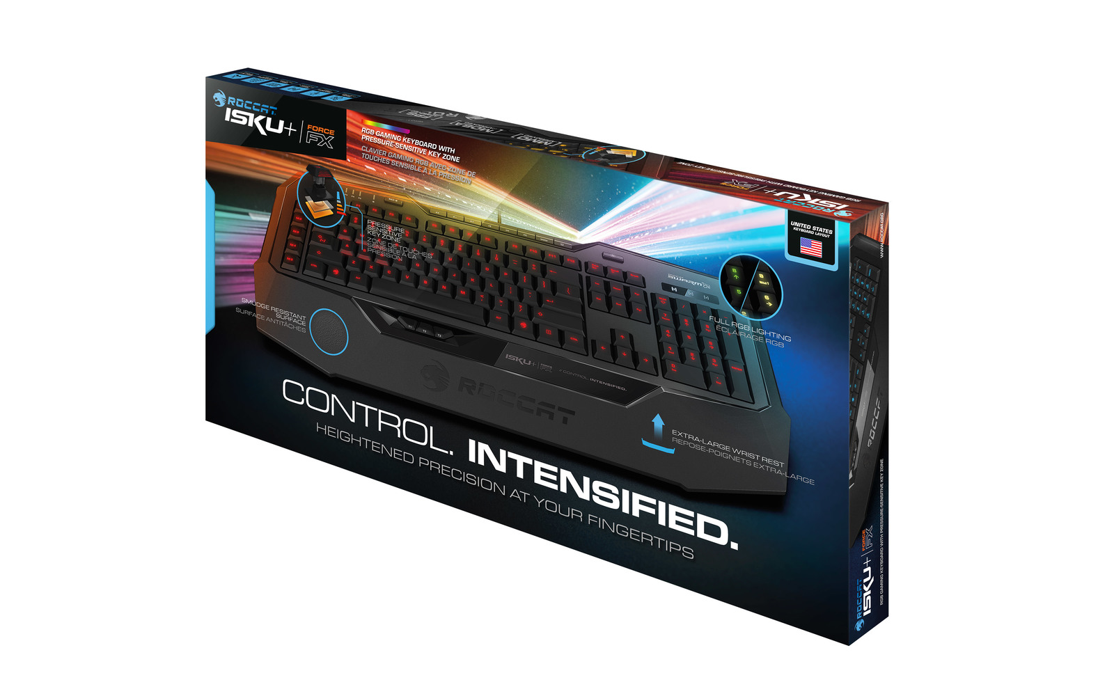 ROCCAT Isku + Force FX RBG Gaming Keyboard for image