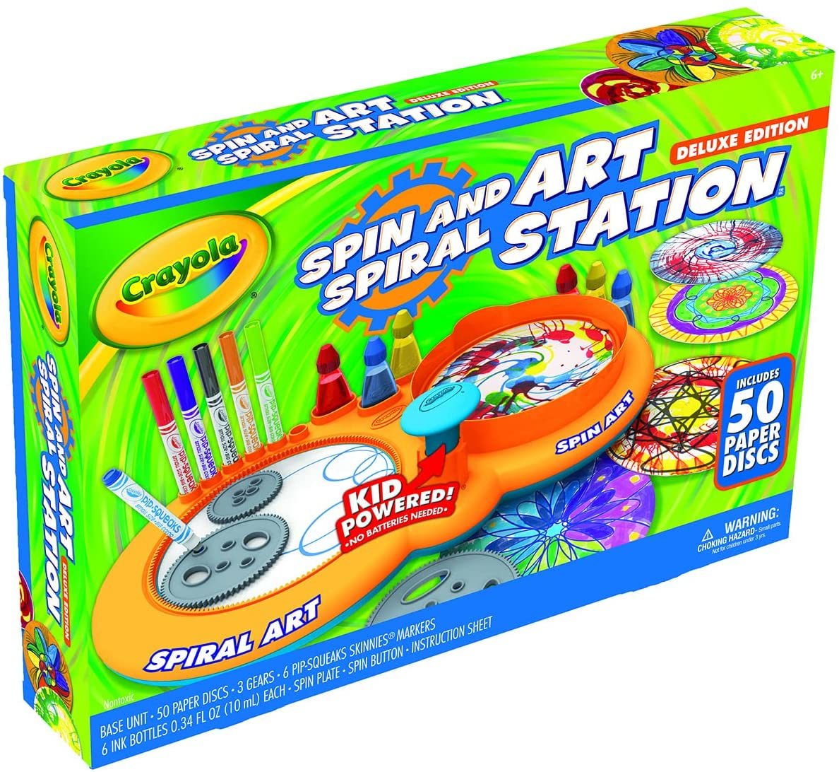 Buy Crayola Spin & Spiral Art Station Deluxe Edition at Mighty Ape NZ