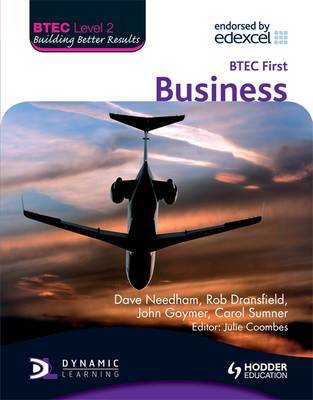 BTEC Level 2 First Business on Paperback by Dave Needham