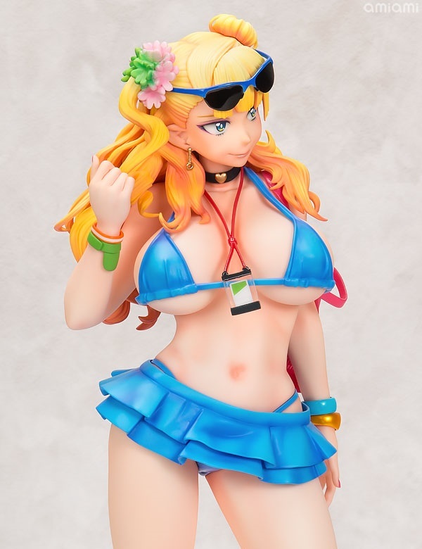 Please Tell Me! Galko-chan: 1/6 Galko-Chan (Swimsuit Ver.) - PVC Statue image
