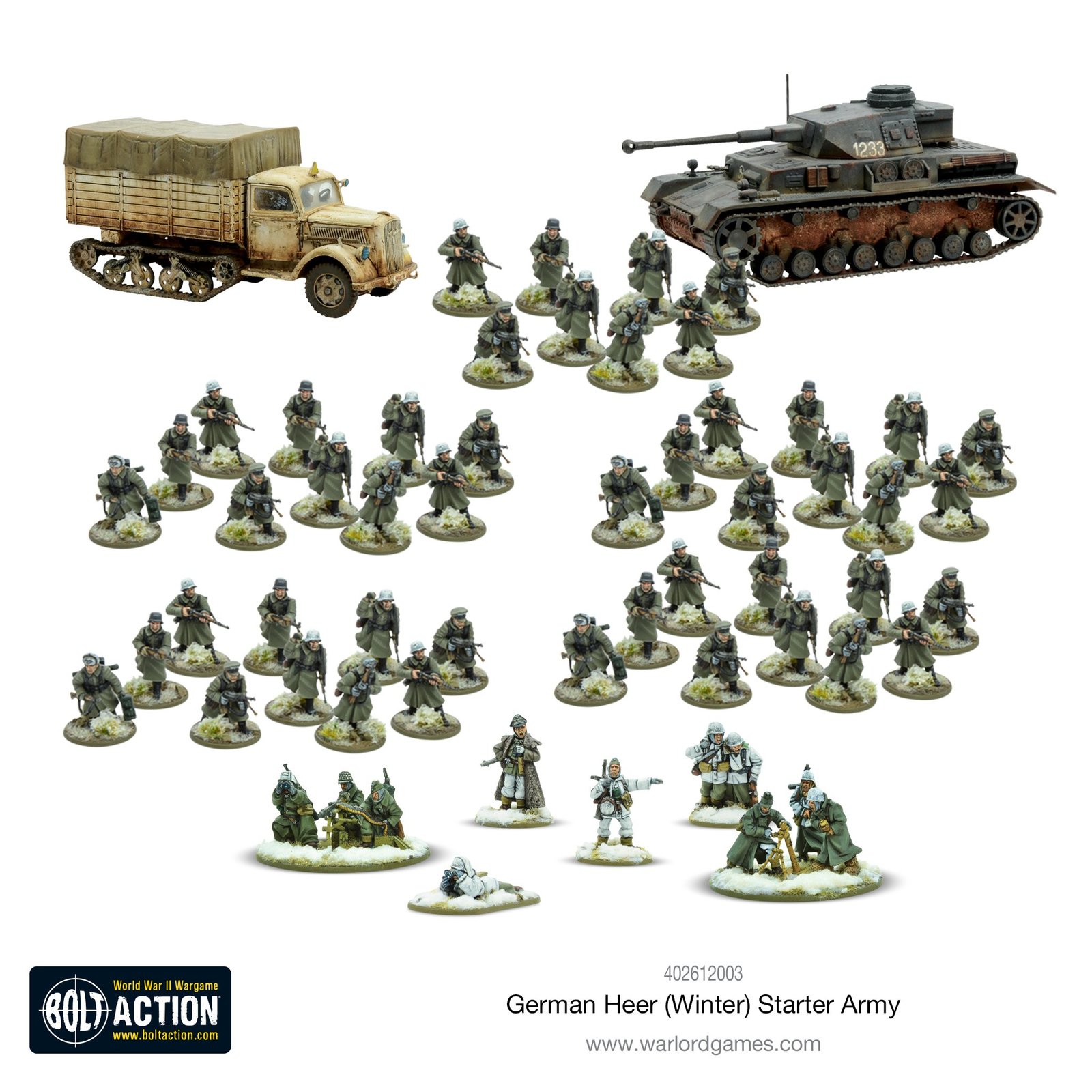 German Heer Winter Starter Army At Mighty Ape NZ