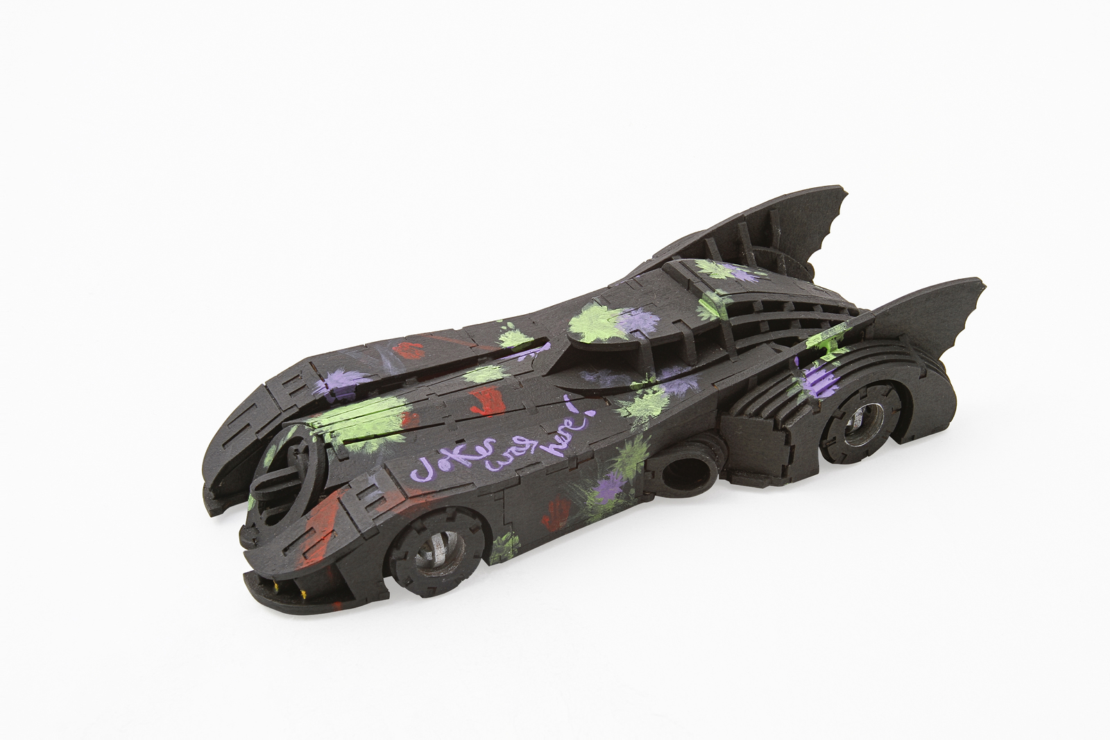 IncrediBuilds: Signature Series 3D Wood Model and Book - Batmobile image