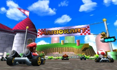 Mario Kart 7 on 3DS