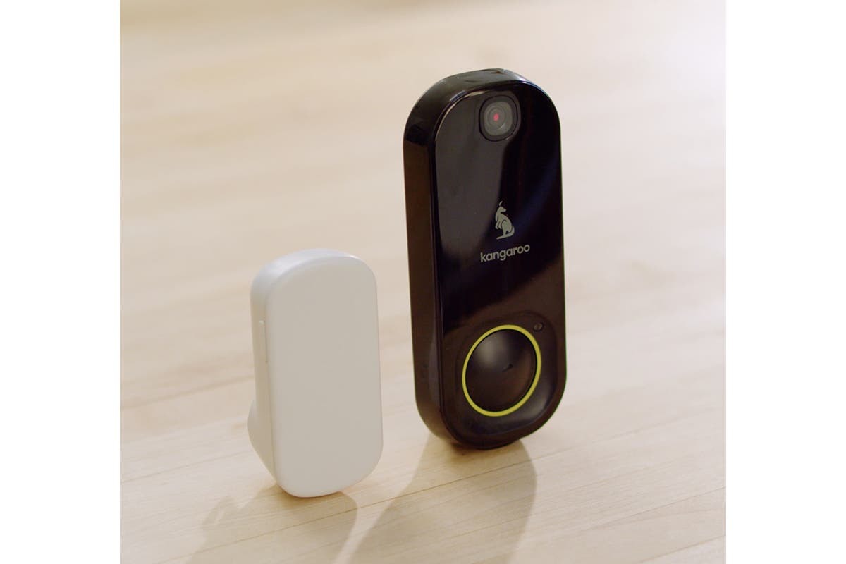 Kangaroo Smart Doorbell Camera + Chime with Porch Protection Plan at
