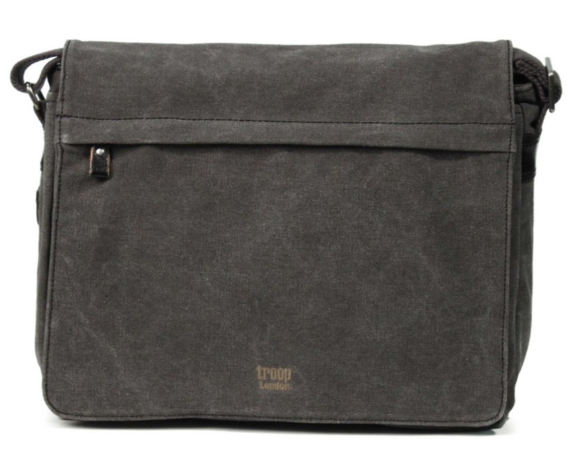 Classic Flap-Front Messenger - Charcoal image