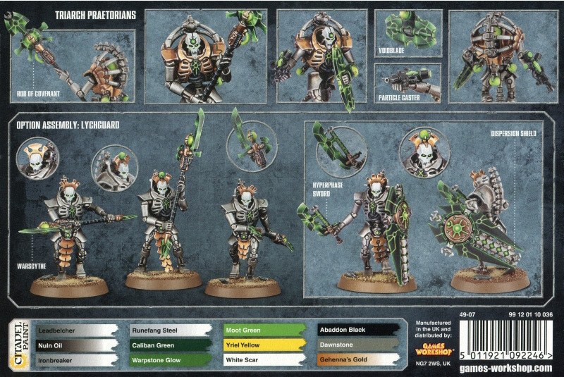 Warhammer 40,000 Necron Triarch Praetorians image