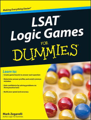 LSAT Logic Games For Dummies by Mark Zegarelli image