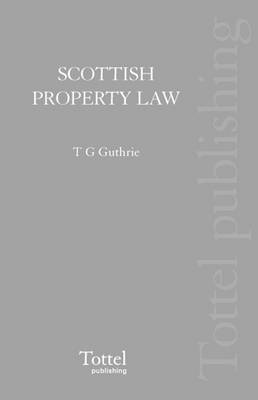 Scottish Property Law by Tom G. Guthrie image