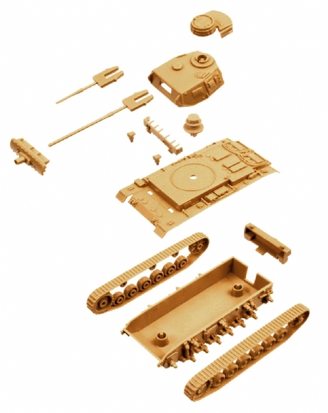 Italeri: 1/72 Pz. Kpfw. III - Fast Assembly Kit image