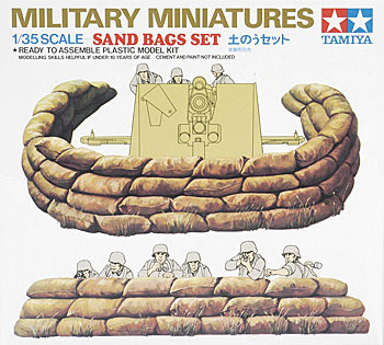 Tamiya Sand Bag Set 1:35 Model Kit